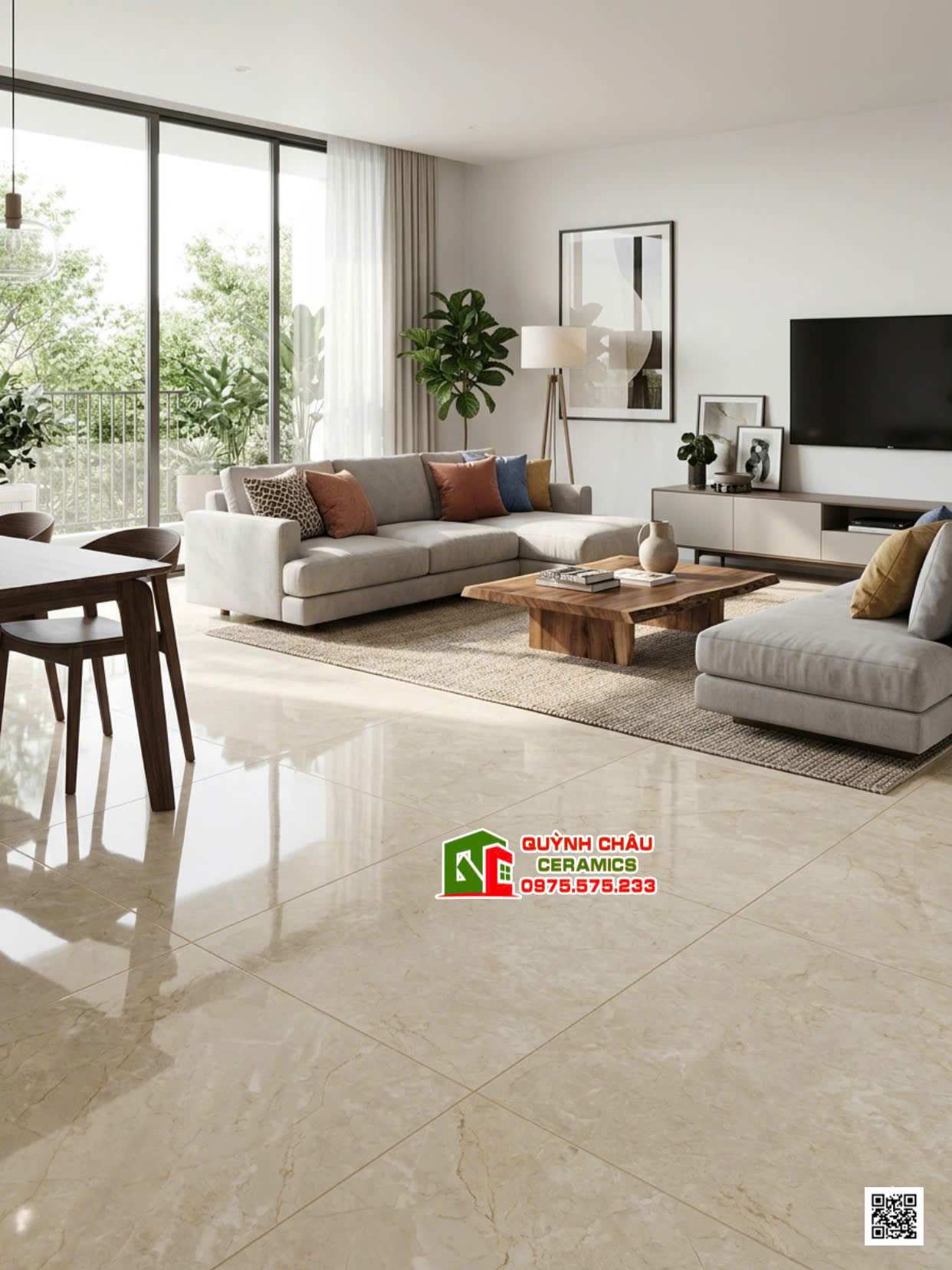 Gạch khổ lớn ấn độ 120x120 bóng kiếng vàng kem vân đá