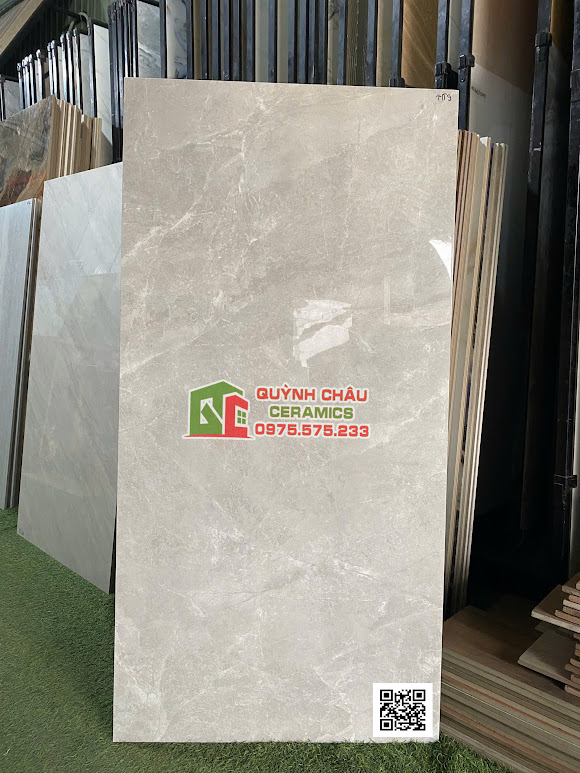 Gạch bóng kính apodio 60x120 xám vân đá