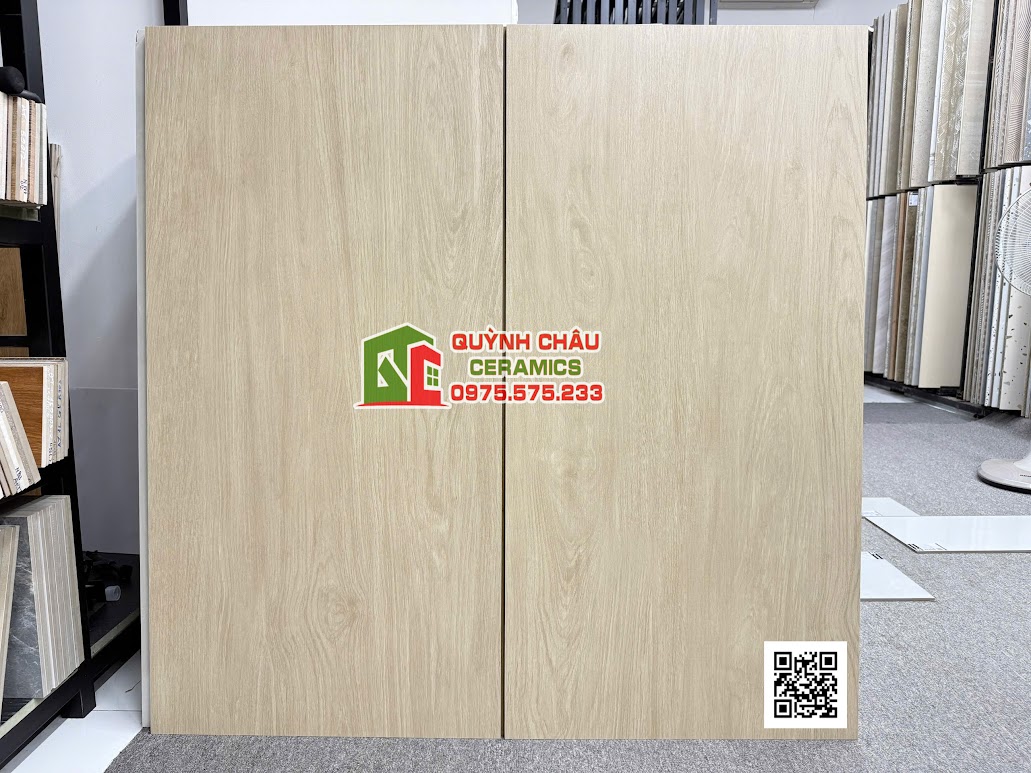 Gạch lát nền giả gỗ 60x120 ấn độ màu kem mờ cao cấp