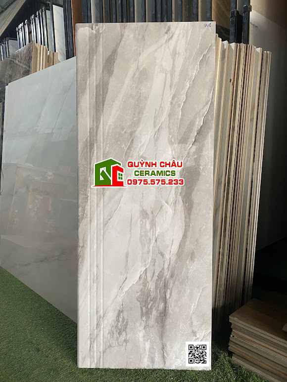 Gạch lát cầu thang 47x120 giả đá xám cao cấp