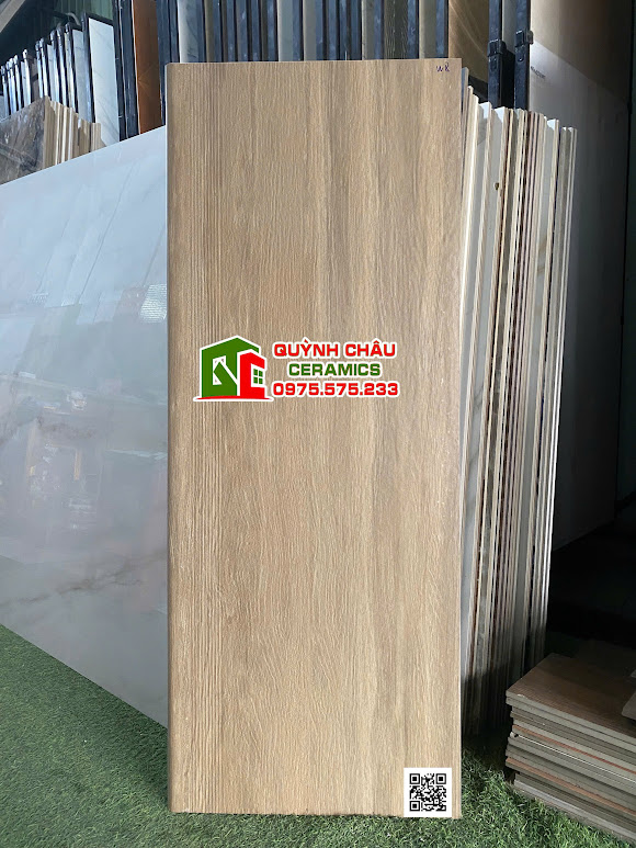 Gạch lát cầu thang giả gỗ 47x120 trung quốc