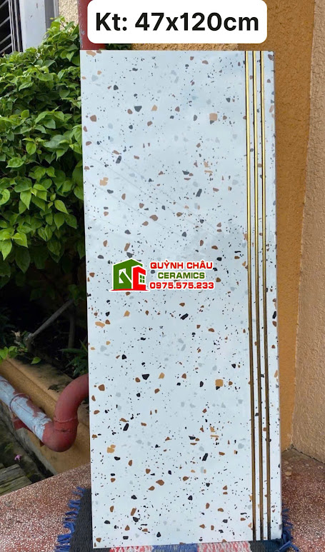 Gạch terrazzo lát cầu thang 47x120 trung quốc 