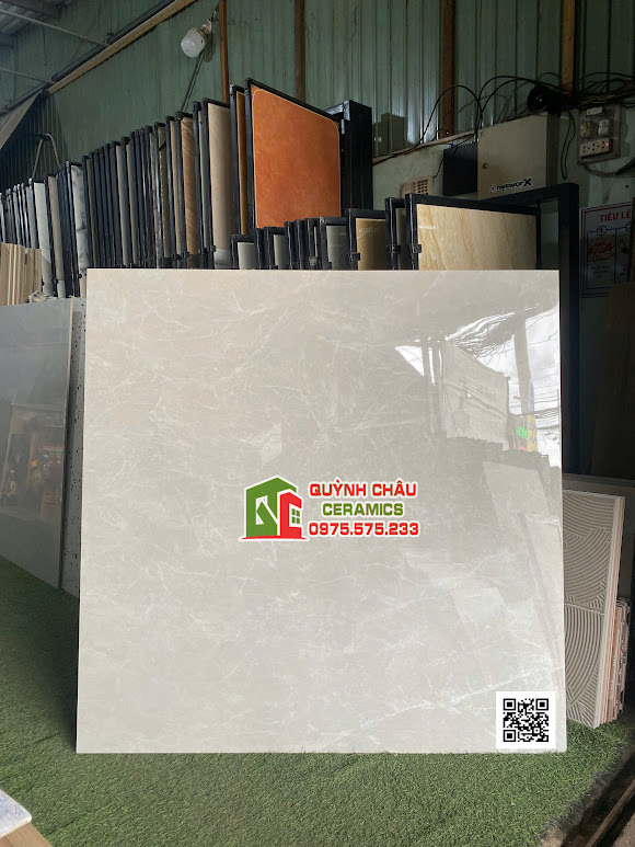 Gạch lát nền 120x120 ấn độ vân đá xám bóng kính cao cấp