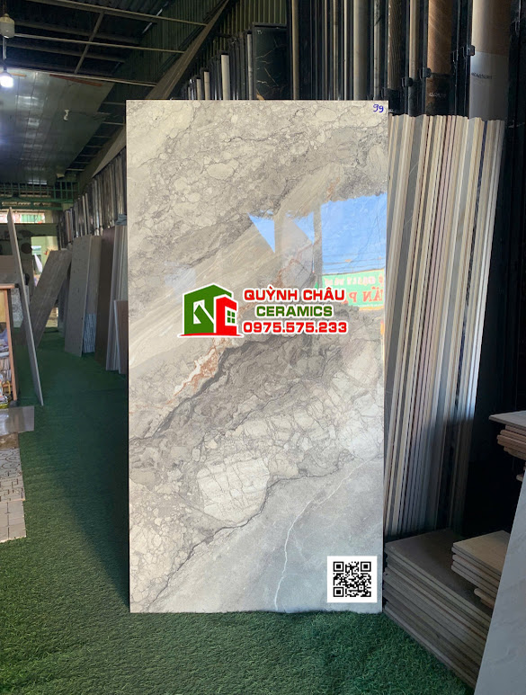Gạch bóng kính ấn độ 60x120 nâu vân đá cao cấp