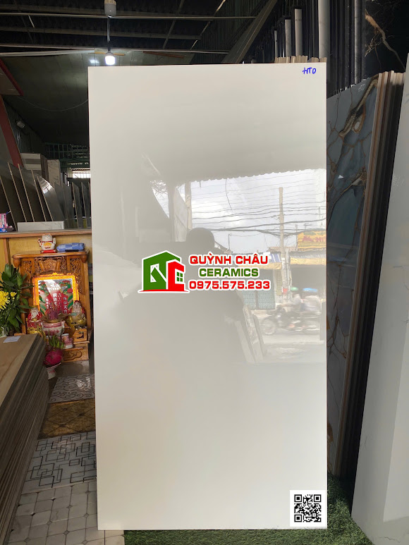 Gạch bóng kính 60x120 màu trắng sữa