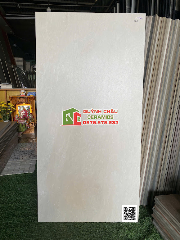 Gạch lát nền mờ kem 60x120 ấn độ cao cấp