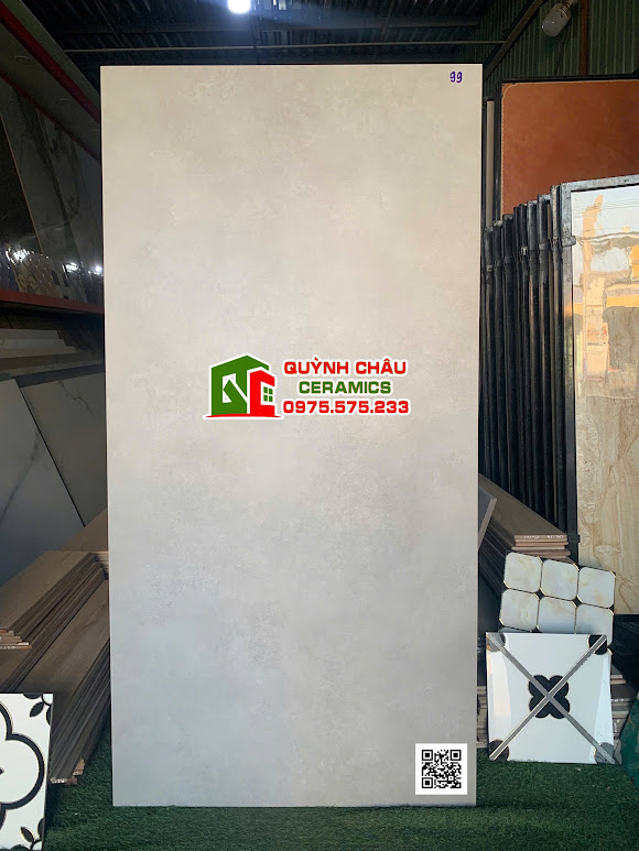 Gạch lát nền 80x160 xám vân xi măng mờ hiệu ứng