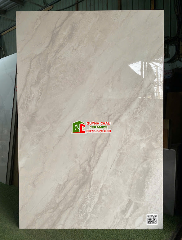 Gạch lát nền khổ lớn 120x180 bóng kiếng vân đá xám