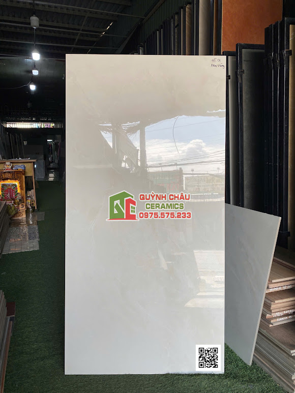 Gạch bóng kính kem vàng 60x120 vitto cao cấp