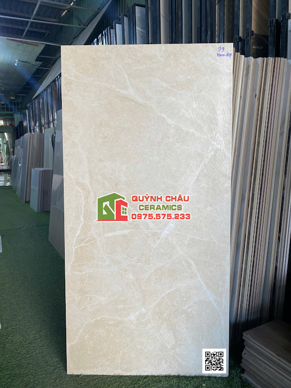 Gạch ốp lát 60x120 carving mờ kem giả đá ấn độ cao cấp