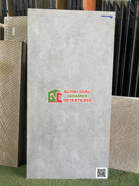 Gạch ốp lát màu xi măng đậm 60x120 thương hiệu cmc