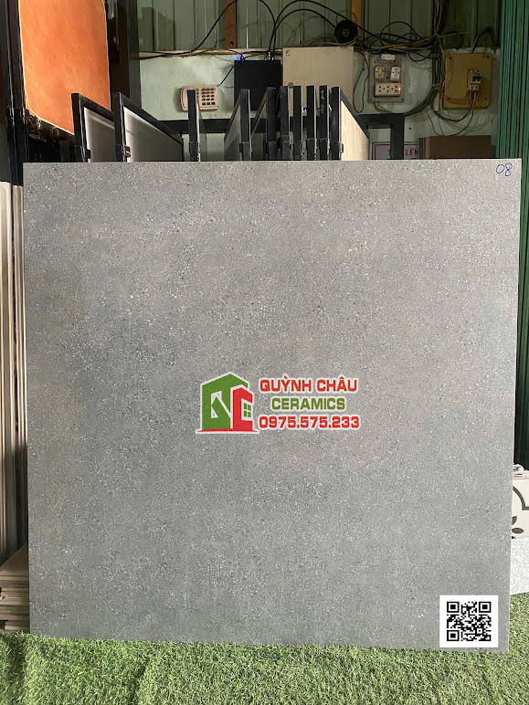 Gạch lát nền 120x120 vân đá terrazzo full body cao cấp
