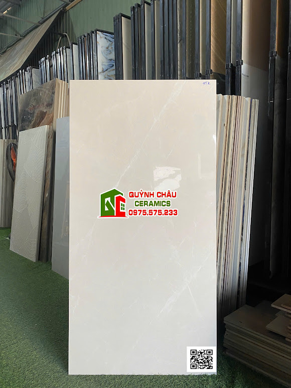 Gạch ốp lát vicenza 60x120 màu kem bóng kính