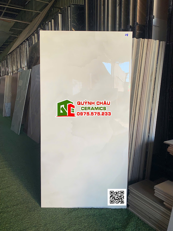 Gạch full body 60x120 kem sữa bóng kính ấn độ