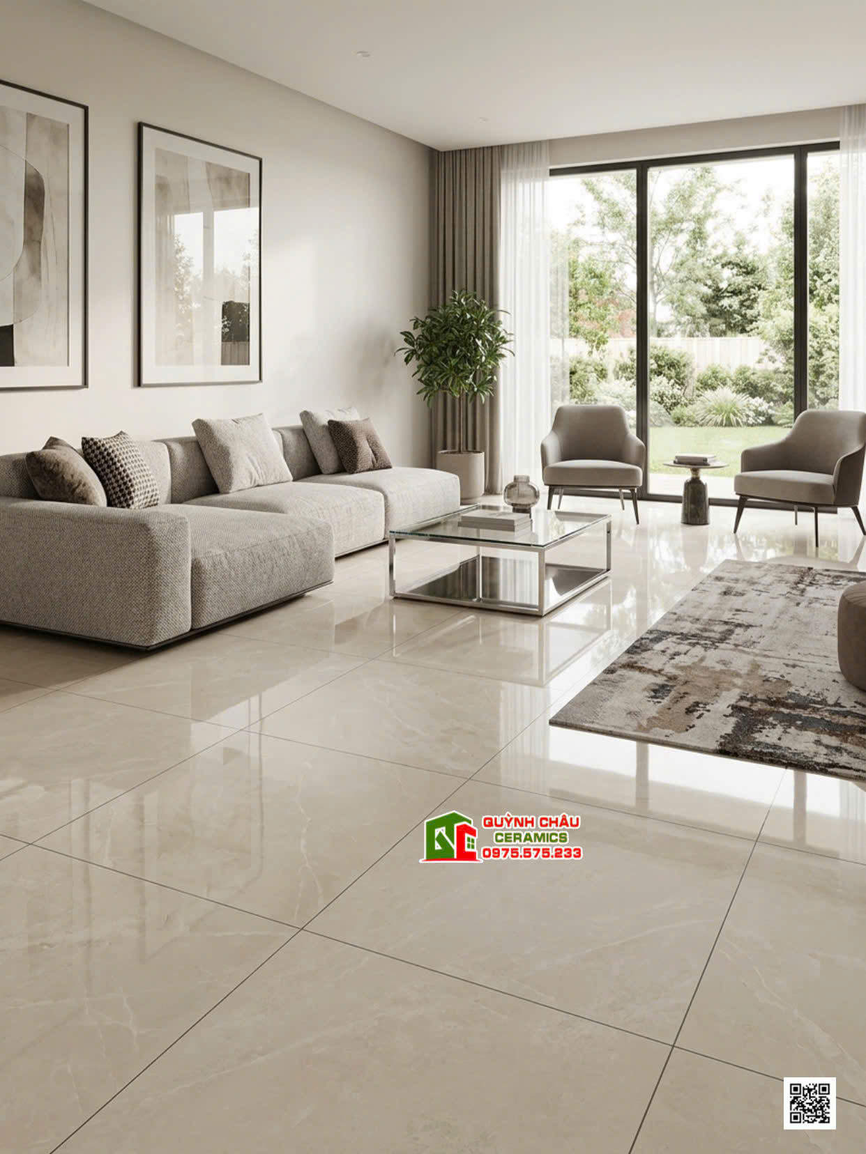Mẫu gạch lát phòng khách 1000x1000 ấn độ đá bóng kiếng cao cấp