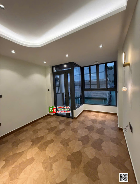Gạch 60x120cm họa tiết lá sen vân gỗ